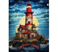 Lighthouse Legends: Shores of Serenity Coloring Book Vol 1