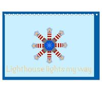 Lighthouse lights my way (Desk Calendar 2026 DIN A5 landscape), CALVENDO 12 Month DeskCalendar: Lighthouse show me the way I should go