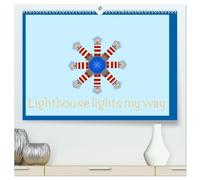 Lighthouse lights my way (High Quality Premium Wall Calendar 2026 DIN A2 landscape),CALVENDO 12 Month Wall Calendar: Lighthouse show me the way I should go