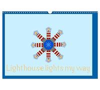 Lighthouse lights my way (Wall Calendar 2027 DIN A3 landscape), CALVENDO 12 Month Wall Calendar: Lighthouse show me the way I should go