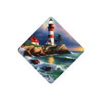 Lighthouse Lot de 10 feuilles de désodorisant pour voiture avec corde à suspendre