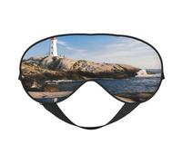 Lighthouse Masque de sommeil double face pour homme et femme - Occultant pour dormir et voyager