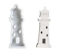 Lighthouse Ornement Silicone Moule Pour Les Résines Artisanales De Diyer Coulant Des Projets De Fabrication Bougies Décores Et Cadeaux Créatifs Silicones Silicone Craft Moule