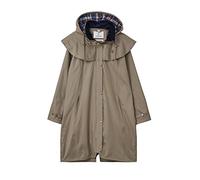 LightHouse Outrider Manteau de pluie 3/4 pour femmes, manteau imperméable coupe-vent avec capuche amovible, camel, 40