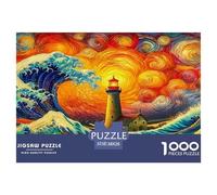 Lighthouse Puzzle 1000 Pièces Educa Jouet en Bois Cadeau Unique Décoration Intérieure Jeu Éducatif Challenge Toy pour Adultes Et Enfants À Partir De 12 Ans 38x26cm/1000pcs