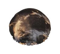 Lighthouse Rocks Bonnet de douche double couche épais réutilisable et imperméable avec bande élastique lavable pour homme et femme