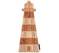 Lighthouse Shaped Cribbage Board - Made In Usa