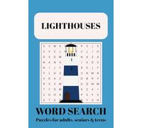 Lighthouses Word Search Book: Word Searches with Easy to Read Print about Lighthouses, , Beacons, Buoys and More | 6x9 inches, 110 pages | 50+ Puzzles ... Gift for Vacations, Holidays and Free Times