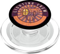 Lighting Crew Projecteur vintage pour théâtre PopSockets PopGrip pour MagSafe