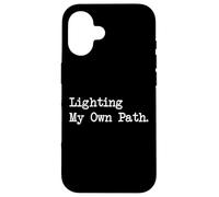 Lighting My Own Path Funny Candle Maker Citations Vêtements Coque pour iPhone 16