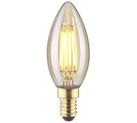 LightMe LM85052 LED E14 forme de flamme 4.5 W ambré (Ø x L) 35 mm x 97 mm 1 pc(s)