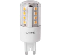 LightMe LM85335 LED EEC A++ (A++ - E) G9 à broches 4.5 W = 42 W blanc chaud (Ø x L) 24 mm x 64 mm à intensité variable Blanc chaud G