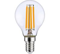 LightMe LM85337 LED CEE E (A - G) E14 forme de poire 6.5 W = 60 W blanc chaud (Ø x L) 45 mm x 78 mm à filament, non dimmable