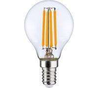 LightMe LM85337 LED CEE E (A - G) E14 forme de poire 6.5 W = 60 W blanc chaud (Ø x L) 45 mm x 78 mm à filament, non dimmable 1 pc(s)