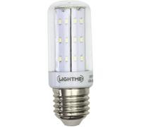 LightMe LM85361 LED CEE F (A - G) E27 forme de bâton 8 W = 60 W blanc neutre (Ø x H) 40 mm x 112 mm non dimmable 1 pc(s)