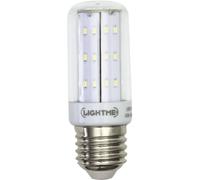 LightMe LM85361 LED CEE F (A - G) E27 forme de bâton 8 W = 60 W blanc neutre (Ø x L) 40 mm x 112 mm non dimmable 1 pc(s)
