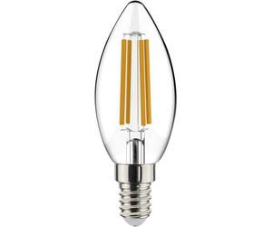 LightMe LM85931 LED CEE F (A - G) E14 forme de flamme 4.5 W = 40 W blanc chaud (Ø x H) 35 mm x 97 mm 5 pc(s)
