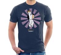 Lightn Droopy Retro Japanese T-Shirt Homme, Noir , L