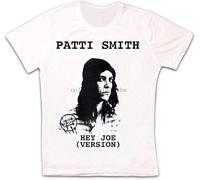 Lightn Hipster T Patti Smith Hey Customised Tee Shirt Joe Retro Vintage Shirt 2126 Homme Manches Courtes(Medium)