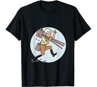Lightn Tin-Tin et His Camera T-Shirt, Noir , XL