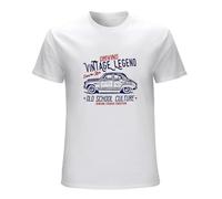 Lightnin Vintage French Car Simca ARONDE - Cotton T-Shirt White3XL White 3XL