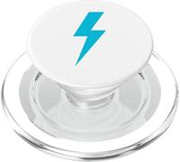 Lightning Bolt Bleu pour Homme Idée Cadeau Thunder Strike PopSockets PopGrip pour MagSafe