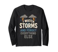 Lightning Bolt Storm Humeur Cadeau Orage Amoureux Cadeau Manche Longue