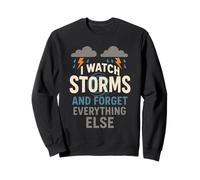 Lightning Bolt Storm Humeur Cadeau Orage Amoureux Cadeau Sweatshirt
