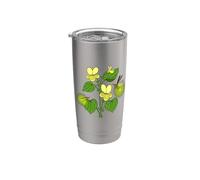 Lightning Bugs and Flowers Bugs Insectes Entomology Beetle Gobelet isotherme en acier inoxydable double paroi