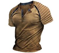 Lightning Deals of Today Prime Clearance Chemise Hippie Homme Manche Courte Chemise Beige Homme Mariage Chemise Verte Homme Lin Vetement Musulman Homme Chemise Verte Homme Manches Courtes My Orders