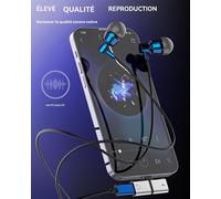 Lightning Jack Adapter For Iphone 11 12 13 14 Pro For Ipad (Pack Of 2) Headphone Jack Connector Charger To Aux Audio For Apple Split Cable Earphone Port Accessory Car Tablet Aux