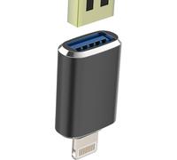 Lightning Male to USB Adapter For IPhone 14 13 12 Pro Max Certified For Apple MFI OTG 3.0 Cable Plug For IPad Device Card Reader USB-A Jack Photo Stick Files Camera Connector Card Reader