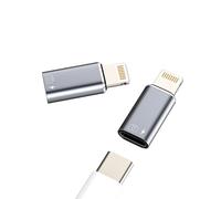 Lightning OTG adaptateurs USB C femelle vers connecteur Lot de 2 pour Apple MFI - Câble de charge - Prise jack femelle pour clavier de type C - Connexion 3.0 - Sauvegarde des données - Synchronisation