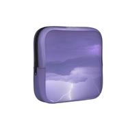 Lightning Storm Sac de rangement anti-règles pour hygiène féminine Étui de voyage pour serviettes hygiéniques Pochette discrète pour sac à main bureau