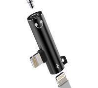 Lightning To 3.5mm Headphone Adapter (2 In 1) For Iphone 14 13 Pro Max For Ipad,Audio Headphones,Charger Cable,Splitter For Apple Mfi,Lightning Certified Connector,Jack Adapter For