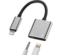 Lightning To 3.5mm Headphone Jack Adapter And Charger For Iphone 11 12 13 Pro Aux Audio Jack For Apple For Ipad Connector Headphone Splitter Cable Car Phone Accessory Device