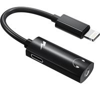 Lightning To 3.5mm Jack Adapter (2-In-1) Charger Headphone Accessories Auxiliary Car Earphone Dongle For Apple For Iphone 14 13 12 11 Pro Max For Ipad Aux Cable Headphone Charging Converter