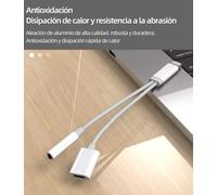 Lightning To 3.5mm Jack Adapter 2in1 For Iphone 14 13 12 Pro Max Headphone Connector For Ipad Charger Auxiliary Audio Cable For Apple Aux Headphone Converter Lighting Car Accessories