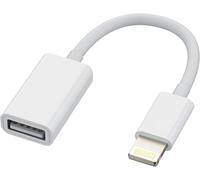Lightning to USB Adapter OTG Cable for Apple iPhone 14 13 12 11 Pro Max 7 8 Plus X SE XS XR For iPad Air Key Download Photo Mouse Reader Cards Accessories Card Player Jack Splitter