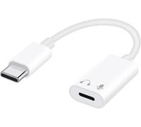 Lightning to USB C Headphone Adapter,Type C to Lighnting Aux Audio Adapter for Phone 16 15,Pad Pro Air,MacBook,Galaxy S24,S23,S22 and Other Type C Devices