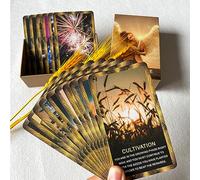 LIGHTOF JUSTICE Jeu de cartes Oracle Carrière, argent et vie, Oracle Decks vous aide à atteindre vos objectifs financiers ainsi que la vie, les objectifs et les ambitions de carrière. Les amateurs de