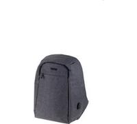 Lightpak Sac à dos 'SAFEPAK', avec port USB, gris NOIR G