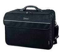 LiGHTPAK Sacoche pour ordinateur portable "CORNICHE" en nylon noir