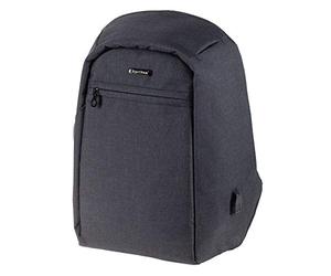 Lightpak SAFEPAK Sac à dos pour ordinateur portable en nylon 600D pour ordinateur portable 15 pouces, anti-vol, port de charge USB