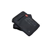 Lightpak umhngetasche genius, aus nylon, schwarz zwei groáe reiáverschlussfcher, zustzliches kleineres reiáverschlussfach a