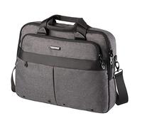 Lightpak Wokie FB2046166 Sacoche en polyester pour ordinateur portable 17" avec système de fixation Klickfix Gris 31 x 40 x 7 cm