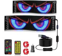 Lightride Devil Eyes, Animated Eyes for Car Windshield Light, Programmable Flexible Dynamic LED Display Soft Screen with App Control and Remote Controller for Cars Trucks (2Pc-14.6 * 3.94 in)