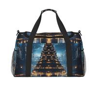Lights On Christmas Tree Sac de voyage imperméable pour le sport, la gym et le w nd pour homme et femme