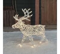 Renne de Noël Lumineux à Piles Arkendale de 70 cm à LED Bicolore