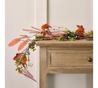 Lights4fun Guirlande Artificielle avec Feuillage d'automne de 1,5 m Décoration de Table Déco pour Intérieur